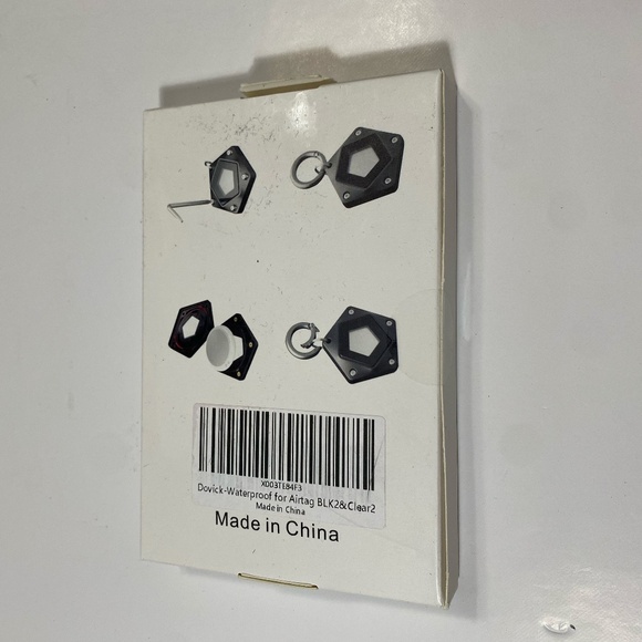 Dovick Waterproof for airtag BLK2&clear2 - Picture 2 of 2